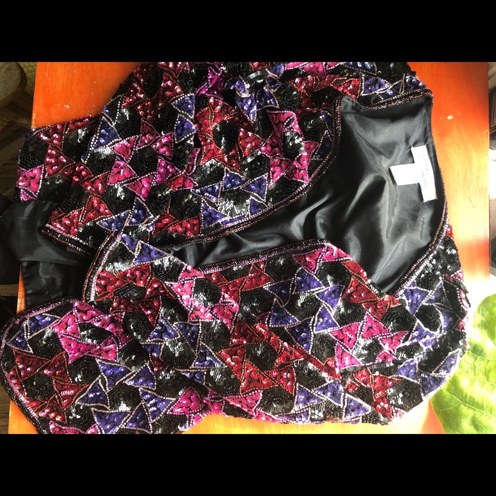 Geometric sequin blazer - Picture 4 of 6